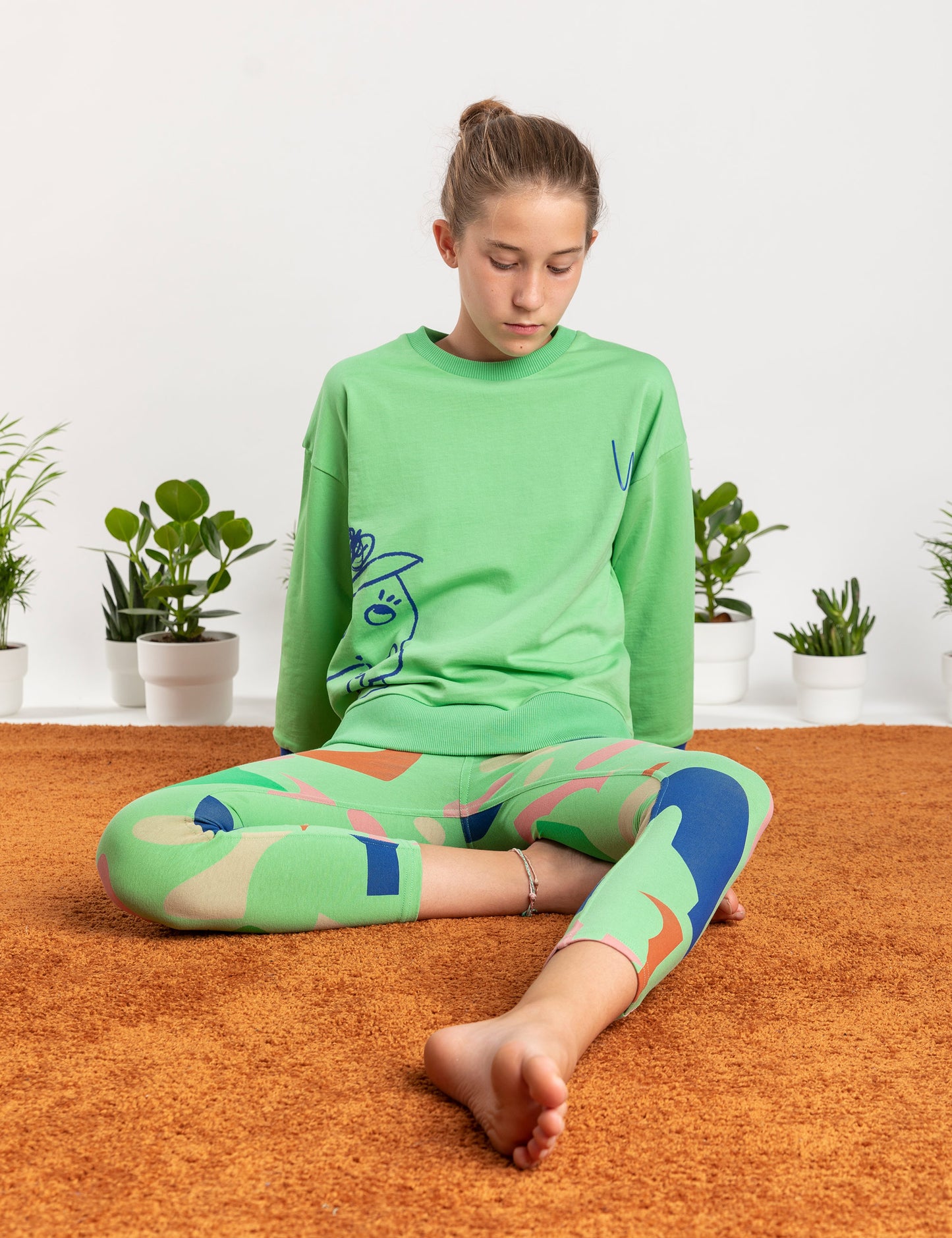 SUDADERA PIPPI OPO VERDE