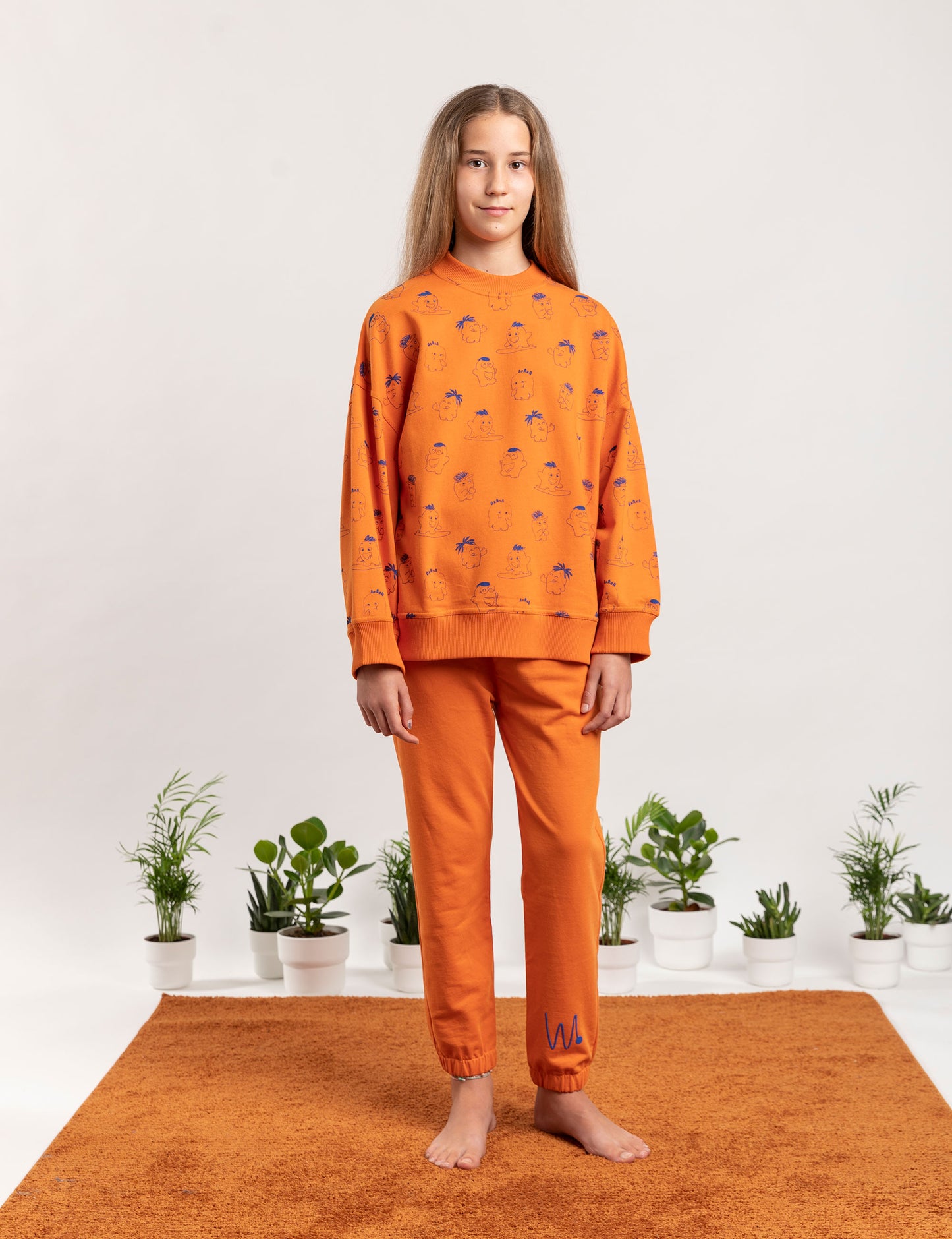 SUDADERA ZEN WAWIES NARANJA