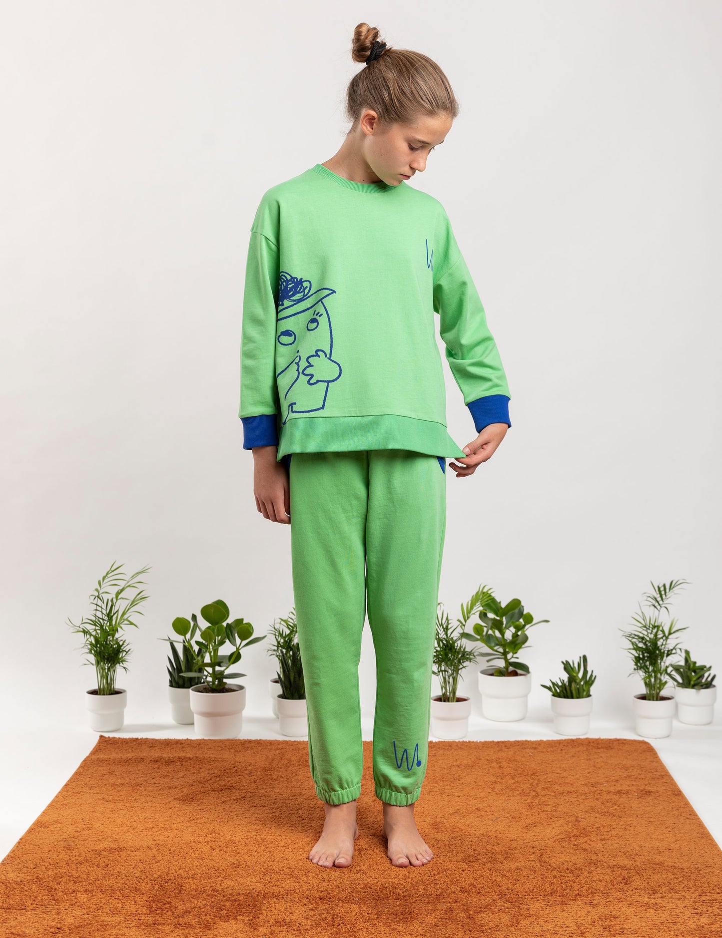 SUDADERA PIPPI OPO VERDE