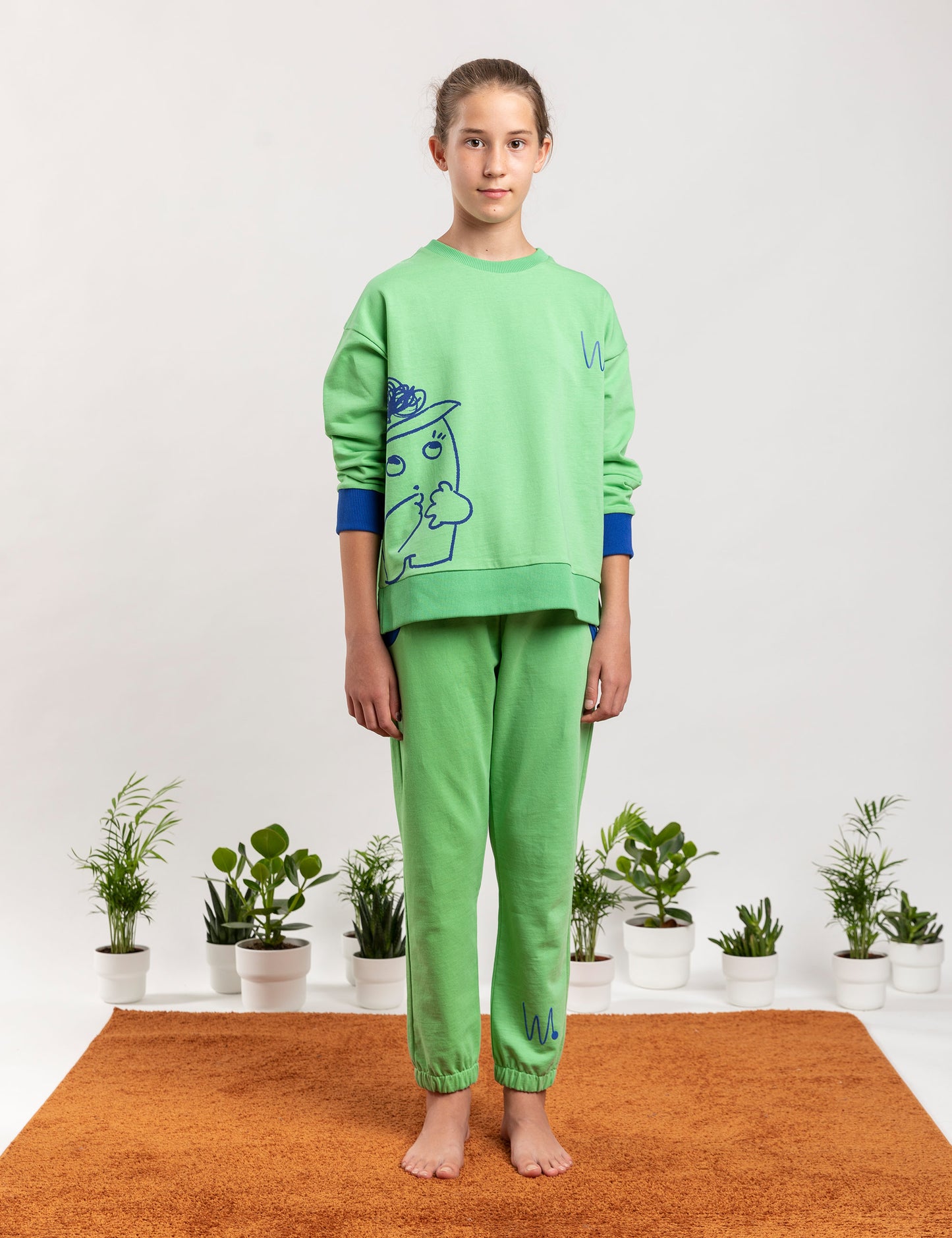 SUDADERA PIPPI OPO VERDE