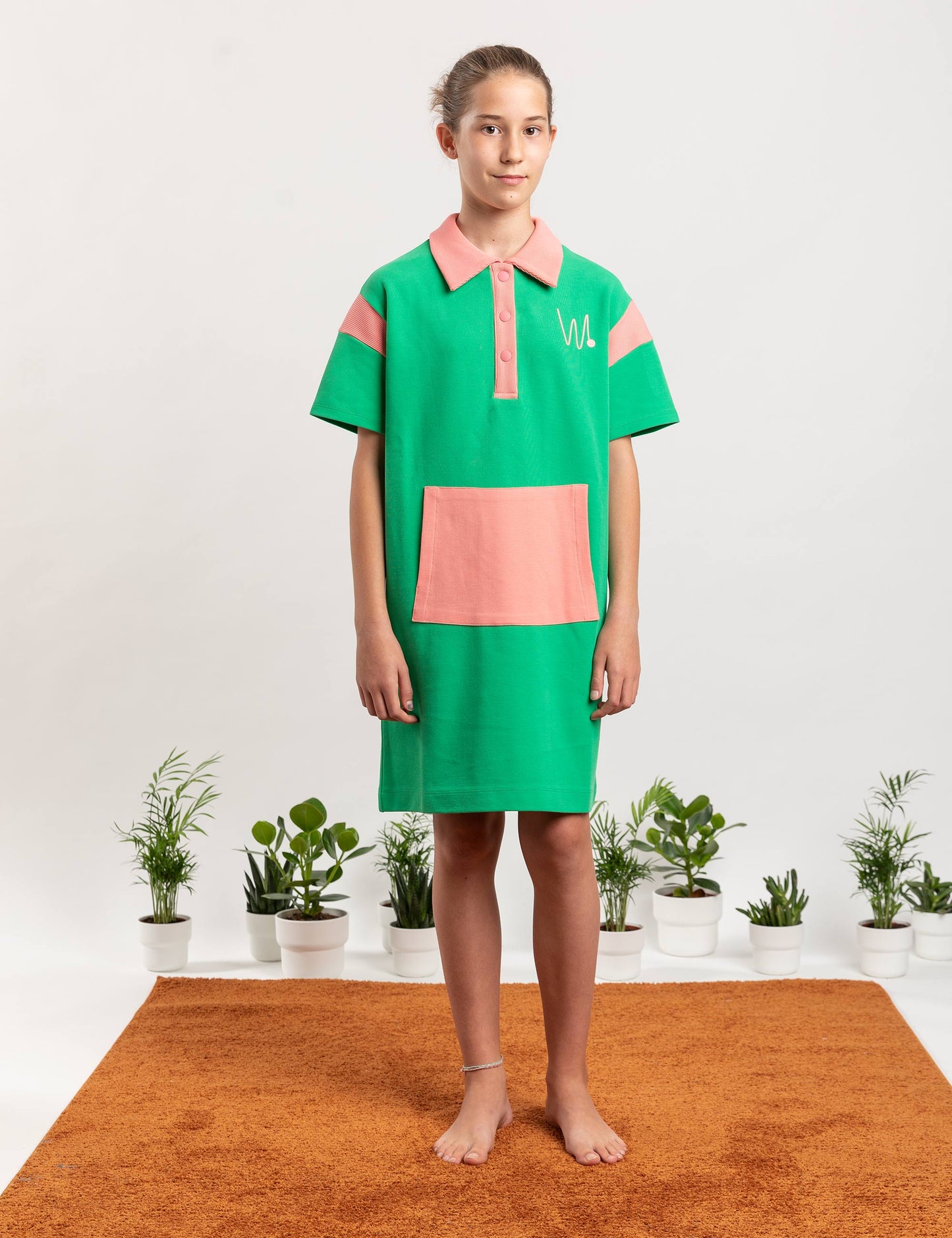 VESTIDO PARROT WAWALAND VERDE