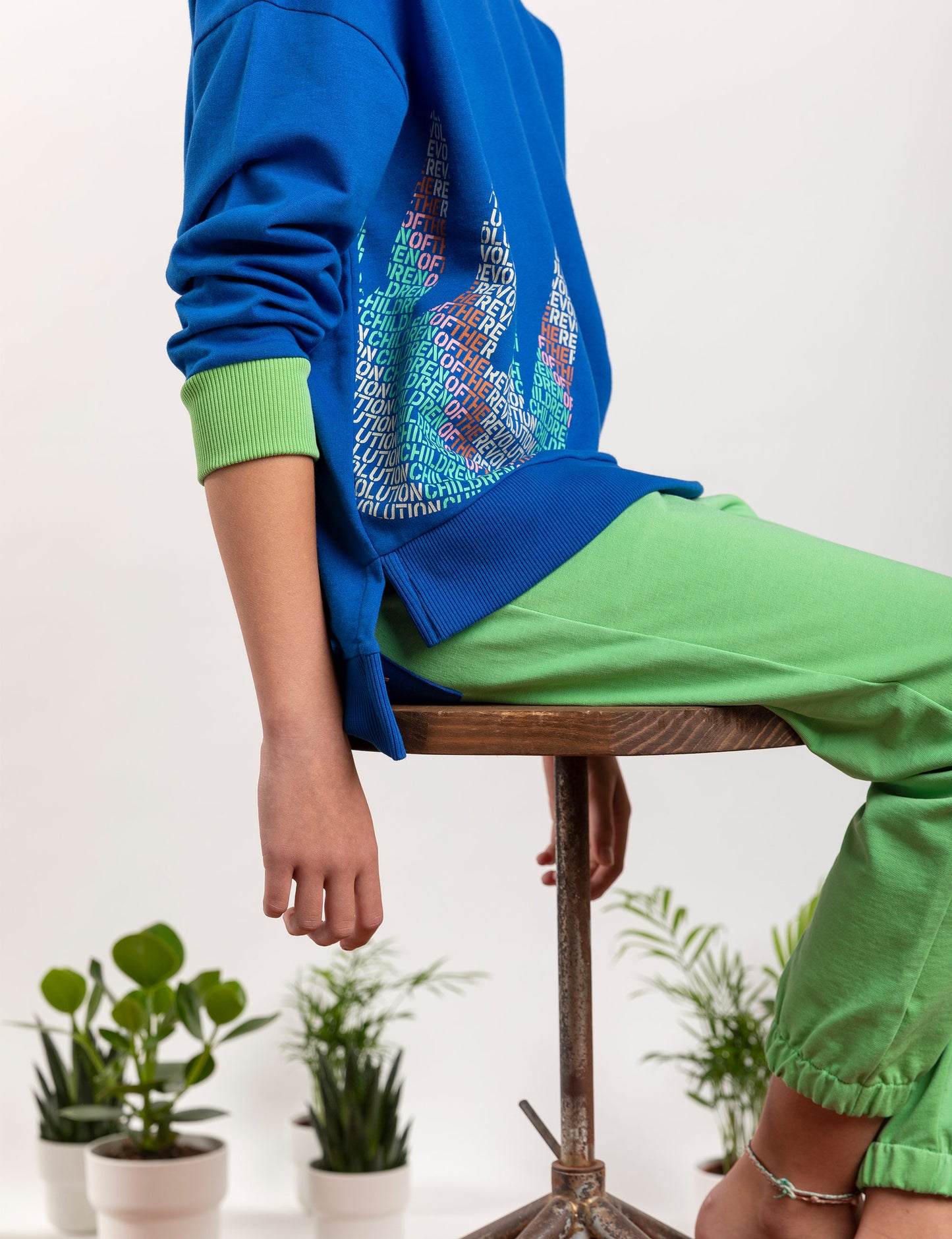 SUDADERA PIPPI CHILDREN OF REVOLUTION AZUL