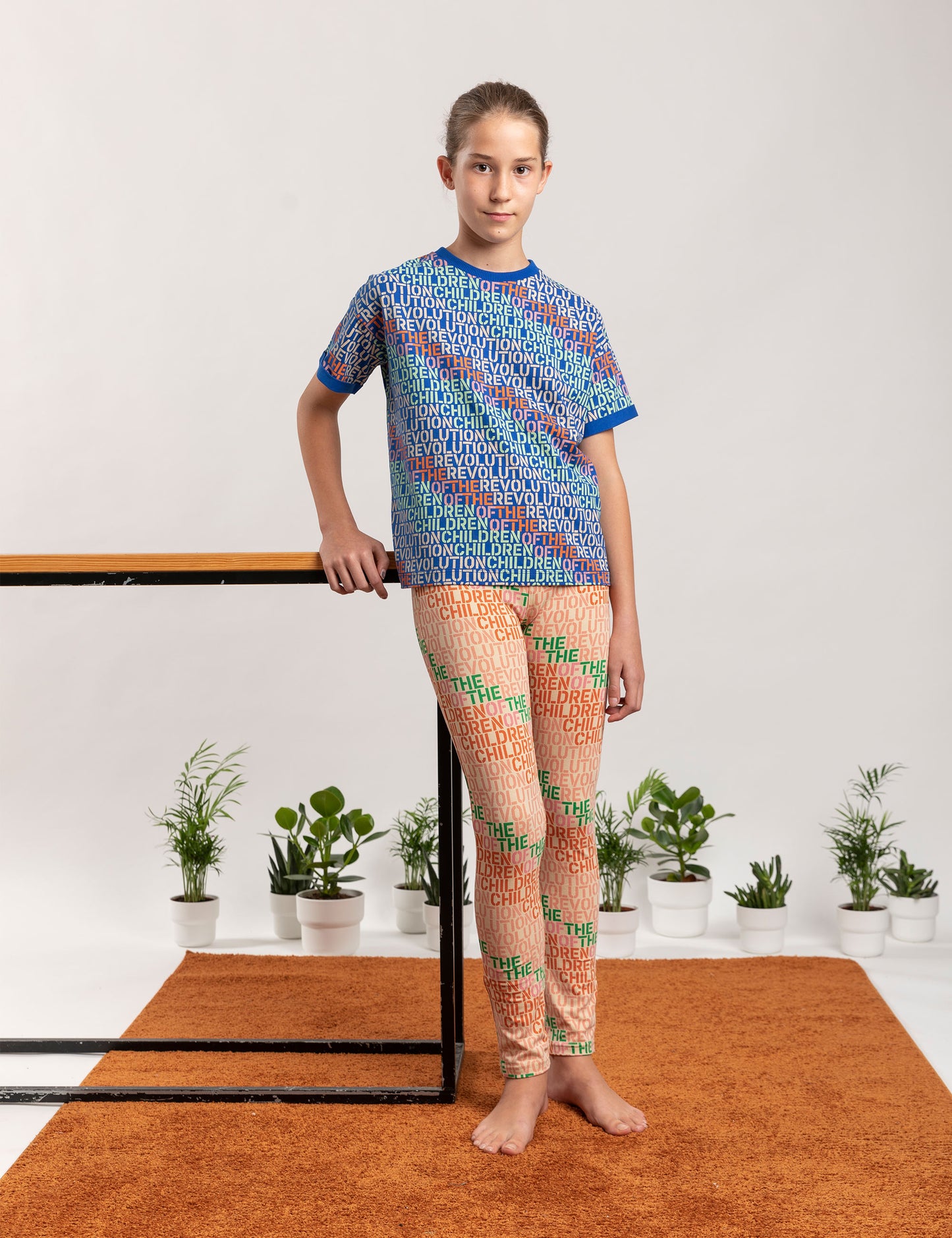 LEGGINGS LILA CHILDREN OF REVOLUTION ROSA
