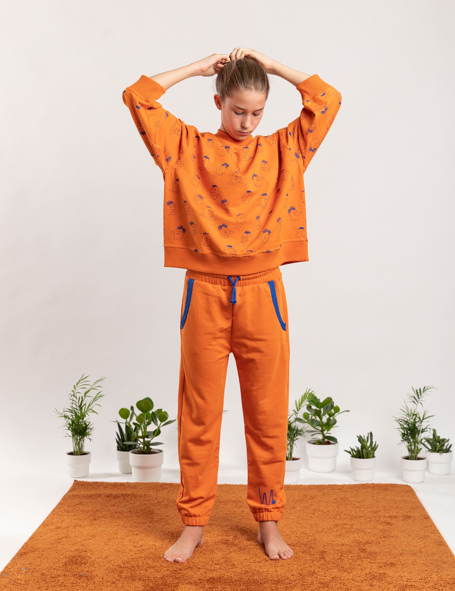 SUDADERA ZEN WAWIES NARANJA