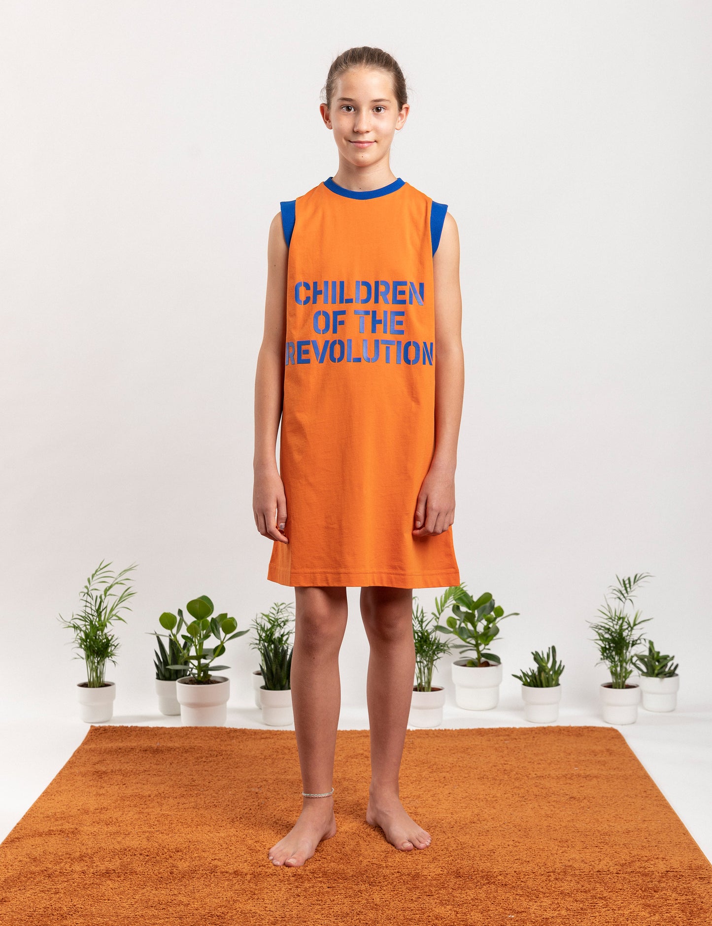 VESTIDO BRUNO CHILDREN OF REVOLUTION NARANJA