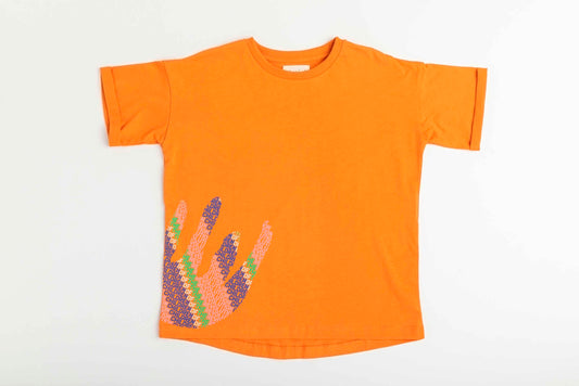 CAMISETA COSMOS CHILDREN OF THE REVOLUTION NARANJA