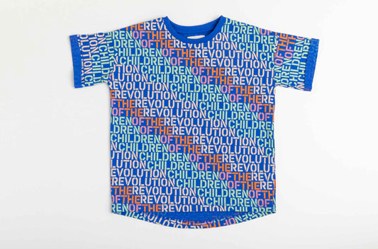 CAMISETA COSMOS CHILDREN OF REVOLUTION AZUL
