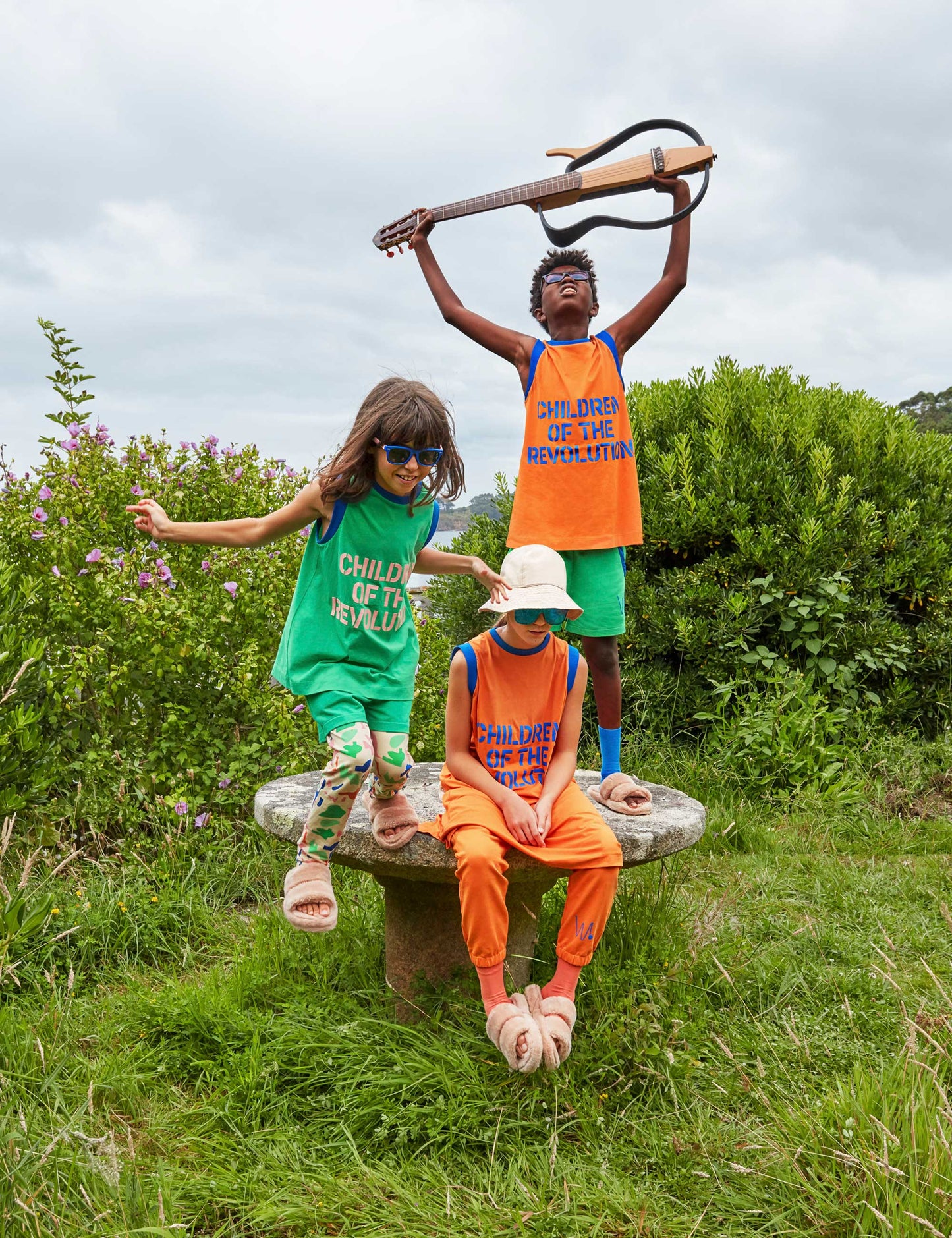 VESTIDO BRUNO CHILDREN OF REVOLUTION NARANJA